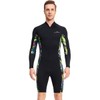MORGEN SKY Wetsuit Men's 1.5mm Long Spring Surf Suit Rash
