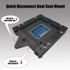 Hotkesa Quick Disconnect Seat Mount with Boat Seat Swivel is