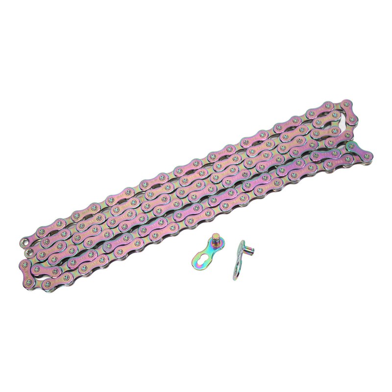 Bicycle Chain High Carbon Steel Colorful 116 Links 9 Speed