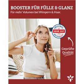 Heldengrün® Organic Castor Oil Hair [100% Natural Pure] - Castor Oil - Dermatologically Tested - Cold Pressed Castor Oil - Booster for Hair, Eyelashes, Eye Brown & Beard - 2 x 100 ml