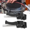 1Pair Black Badminton Stringing Clamp Tennis Flying Clamp Recket Starting