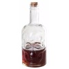 Ebros Gift Large 30 Ounces Skeleton Skull Face Corked Glass