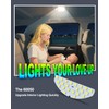ZEN HON Rear Dome LED Light Board,6000K White Light,620 Lumens,Cab