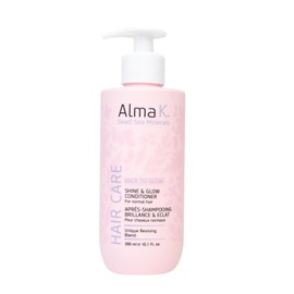 Alma K Shine and Glow Conditioner - Hair Conditioner for Women - Moisturizing Conditioner with Cocoa Butter - Conditioner for Dry Hair - 10.1 oz