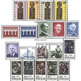 Denmark - Faroe Islands 93-111 (complete.issue.) Volume 1984 completeett unmounted mint/never hinged ** MNH 1984 ChUrch pews, Fishing U.A. (Stamps for collectors)