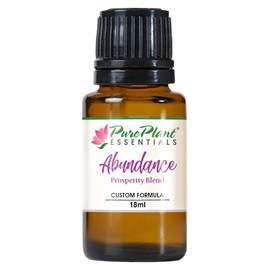 Abundance Prosperity Essential Oil Blend – 100% Pure Organic & Wild-Crafted Oils – 18ml Aromatherapy for Wealth & Attraction