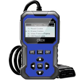 410blue-OBD2 Scanner Diagnostic Tool - Quickly Erase Engine Light Fault Code Scanner Tool with Reset, DTC, Data Stream, I/M Readiness, Car & Truck Scan Tool for All Vehicles Since 1996