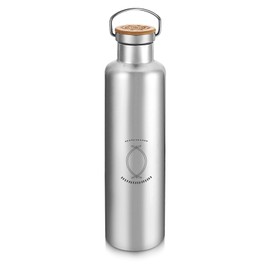 Botella de agua de 2.0-1 L con aislamiento de acero inoxidable con números, termo al aspiradora de doble pared para bebidas calientes y frías, botella activadora de agua sin BPA de 34 onzas