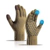 Caseeto Winter Gloves Men, Touch Screen Gloves Driving Gloves Men