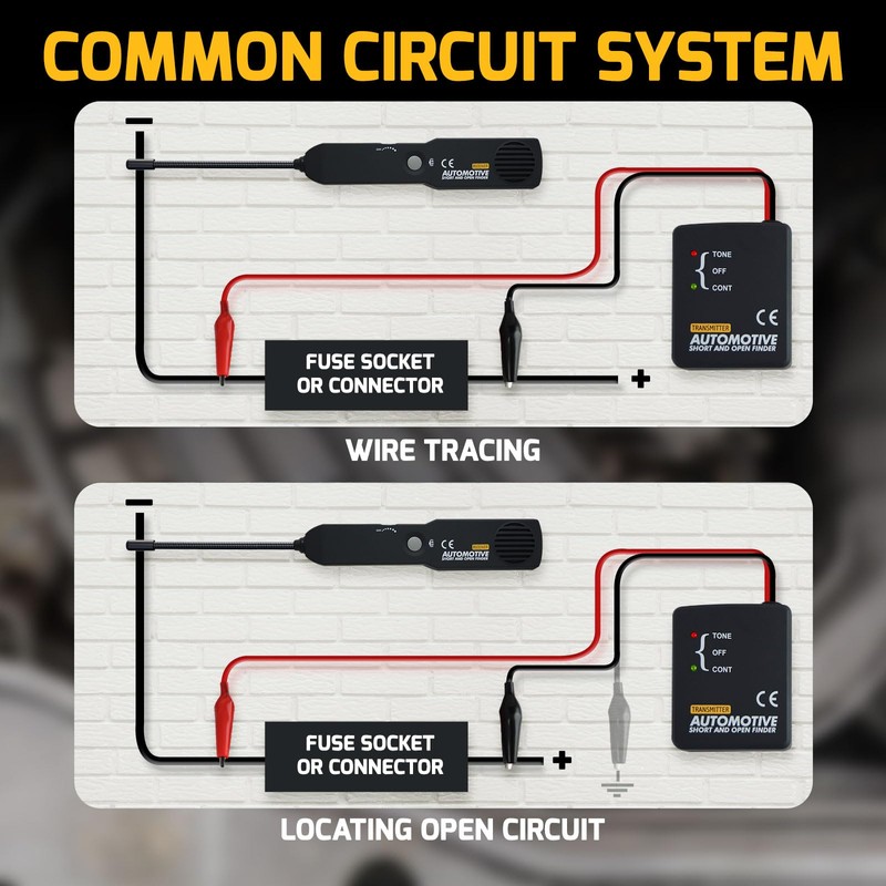 Automotive Electrical Open&Short Finder Circuit Tester Circuit Finder Detector Tone