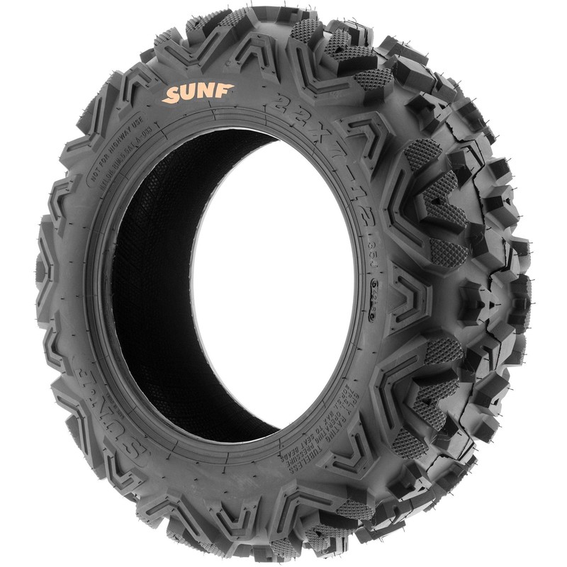 SunF 22x7-12 22x7x12 All Terrain Tire ATV UTV 6 PR