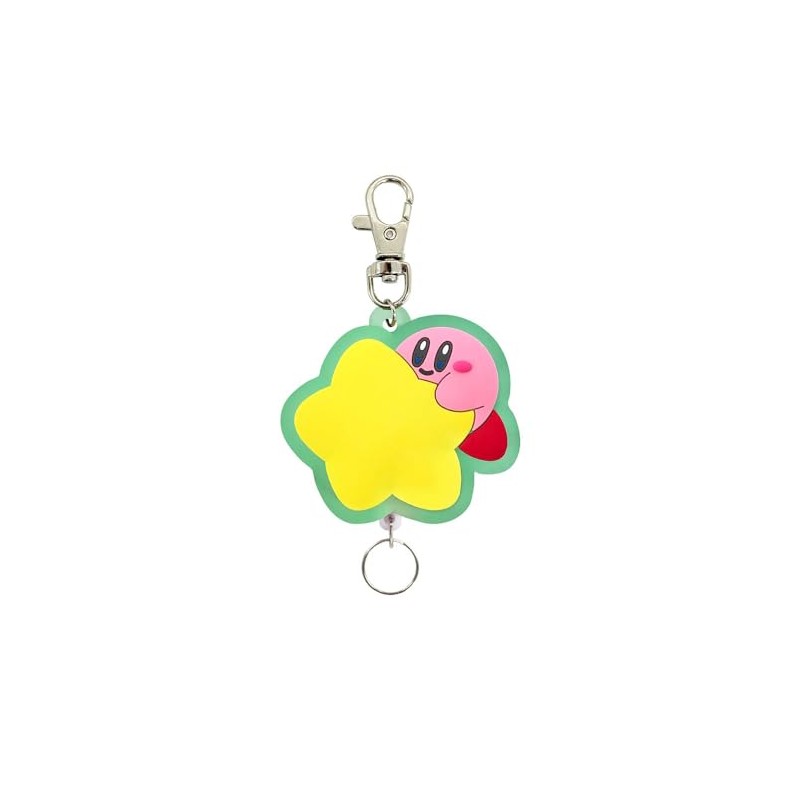 SK Japan Kirby Star Rubber Reel Key Chain Warp Star