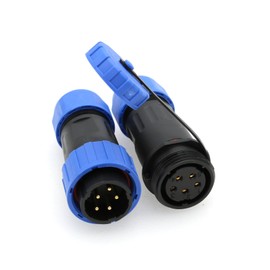 ZBLZGP TY20 5-Pin 10A Waterproof Aviation Plug Screw Crimp Wire