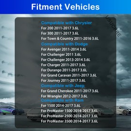 USUCRRE Upgraded Fuel Injectors Compatible with Chrysler 200/300 2011 2012 2013 2014 2015 2016 2017,for Dodge Avenger 2011-2014,for Jeep Wranger 2012-2017 6 Pack Injectors 0280158233
