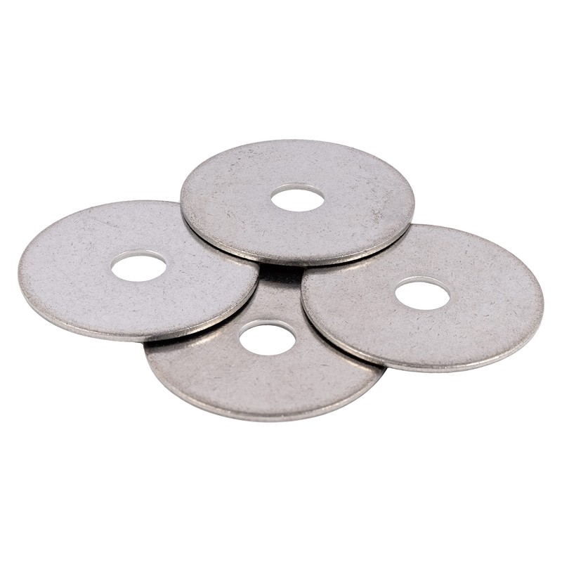 1/4" Stainless Fender Washer (25 pack), 1-1/4" Outside Diameter, 18-8