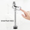 Zinc Alloy Toilet Flush Valve Urinal Valve Button Manual Lock