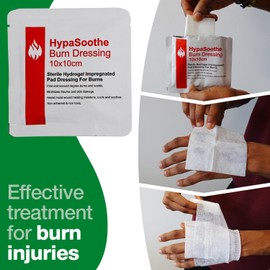 HypaSoothe Emergency Burn Dressings 10x10 Sterile - Pack of 5