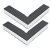 2PCS Positioning Square Aluminum Alloy Black 90 Degrees Woodworking Corner
