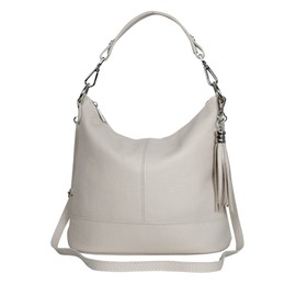 AmbraModa GLX09 Women's Handbag Shoulder Bag Made of Genuine Leather, Avocado Green