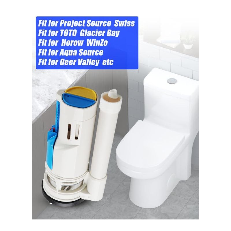 2-Inch Toilet Flush Valves, Dual Flush Valve Toilet Repair Kit