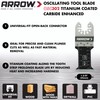 Arrow OSC9500-A Oscillating MultiTool Kit, Sander Tool, and Drywall Saw,