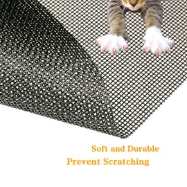 Tooltriz Pet Proof Window Screen Replacement, 39 inch W x 100 inch L, Upgraded Thicken Charcoal Mesh for Sliding Pet Screen Door Repair - Screen Door Protector for Dogs Patio Screen mesh