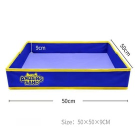 Sandbox for Home Use, Indoor Play, Sand Play, Pool Play, Garden Playground Equipment, Indoor Sand Play Set, Sandbox Sand, Kinetic Sand Anpanman, Creation Sand, Kinetic Sand Set, 19.7 x 20.9 inches (50