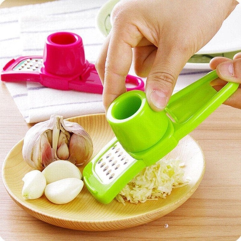 Garlic Grinder, 2025 Upgraded Green Ginger Garlic Grinder Manual Grinder