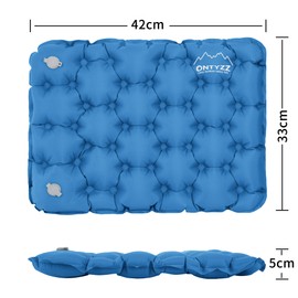 ONTYZZ Seat Cushion, Inflatable Seat Pads, Portable Stadium Seat Cushion for Bleacher, Chair Cushions, Waterproof, Ultralight Outdoor Seat Mat, Office Chairs, Garden Chair, Concerts, Camping Seat Pad