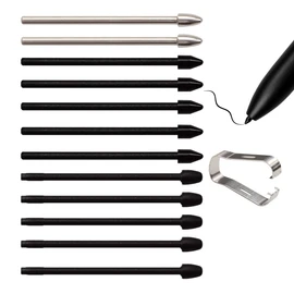 Durable Titanium Alloy Pen Tips for Remarkable 1/2 Marker Plus Stylus Soft Tips/Nibs Kit, with 4096 Pressure Sensitivity and Tilt Support (2 Metal Tips + 5 Ordinary Tips + 5 Soft Tips)