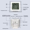 Multi-Function Electronic Alarm Clock Human Body Sensor Weather Forecast Temperature