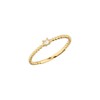 Gold&Dear 14KGP Slim Cubic Dot Ring Yellow Gold M(No. 11)