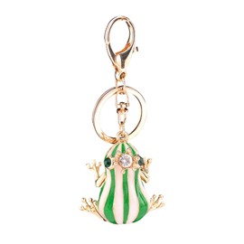 1 Piece Frog Keychain, Creative Keychain, Fashion Bag Charm, Interesting Keychain, Decorative Pendant, Green, Modern
