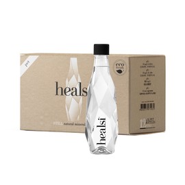 Healsi Natural Artesian Still Water, pH7, Rich in Silica, 12 x 16.9 fl oz – Crystal | Pure Artesian Water | Refreshing Taste | Balanced pH7 for Optimal Hydration