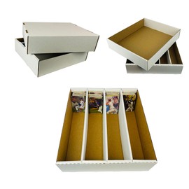 Max Pro 3200 Card Monster Box w/Full Lid | Trading Card Storage Box | Baseball Card Storage Box | Sports Card Storage Boxes, Trading Card Box, Card Storage Box - Made in the USA (5 Pack)