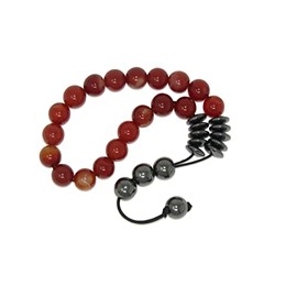 N3 NA - Greek Style Loose Strung Prayer Beads Worry Beads 10mm Natural Agate Gemstone Beads