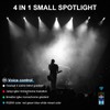 Led Pinspot Light, Czgor 15W Disco Ball Spotlight, RGBW 4