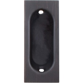 Stone Harbor Hardware Rectangular Flush Door Pull, 3-1/8" x 1-11/32" x 17/32", Vintage Bronze