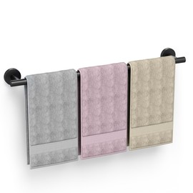 Bathroom Towel Rack, 24 Inch Towel Bar for Bathroom Wall Mounted, SUS304 Stainless Steel Bathroom Towel Holder, Total Length 26.4 Inch Towel Bar