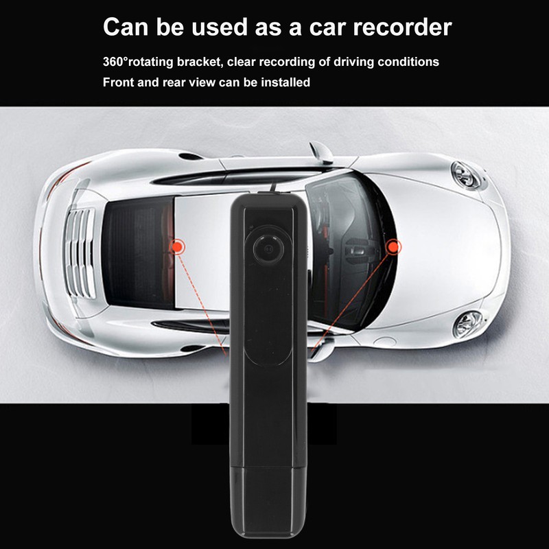 Body Mounted Video Camera HD 1080P Wide Angle Smart Noise