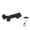 CMLLING Golf Trolley Umbrella Holder,Universal Umbrella stand,for Golf Cart Handles(BLACK)