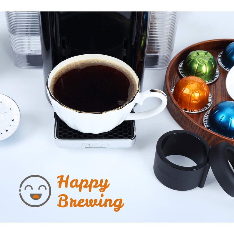 Easy-Seal Coffee Capsule Refill Kit for Nespresso Vertuoline with a