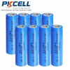PKCELL 8PCS IFR 14500 3.2V 600mAh LiFePO4 Rechargeable Batteries Button