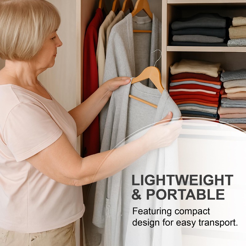 HANGERWORLD Grey Coat Hanger Storage Box With Two Carry Handles