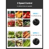 QCen Juicer Machine, 500W Centrifugal Juicer Extractor with Wide Mouth