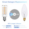 KLG E12 LED Candelabra Bulb 4W Equivalent to 40W T3/T4