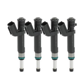 TUCKBOLD Fuel Injector for Nissan Versa 1.6 2012-2016 Flow Match No.166001KT0A Fuel Nozzle Black 4 Pcs Automotive Parts