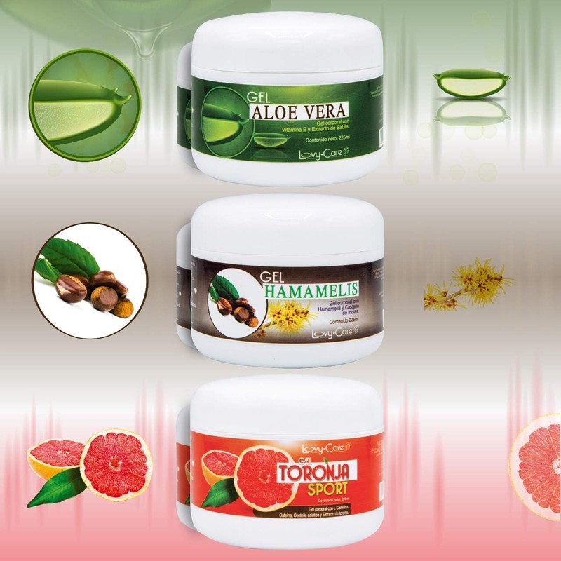 Lovy Care Gel Corporal de Toronja + de Hamamelis +