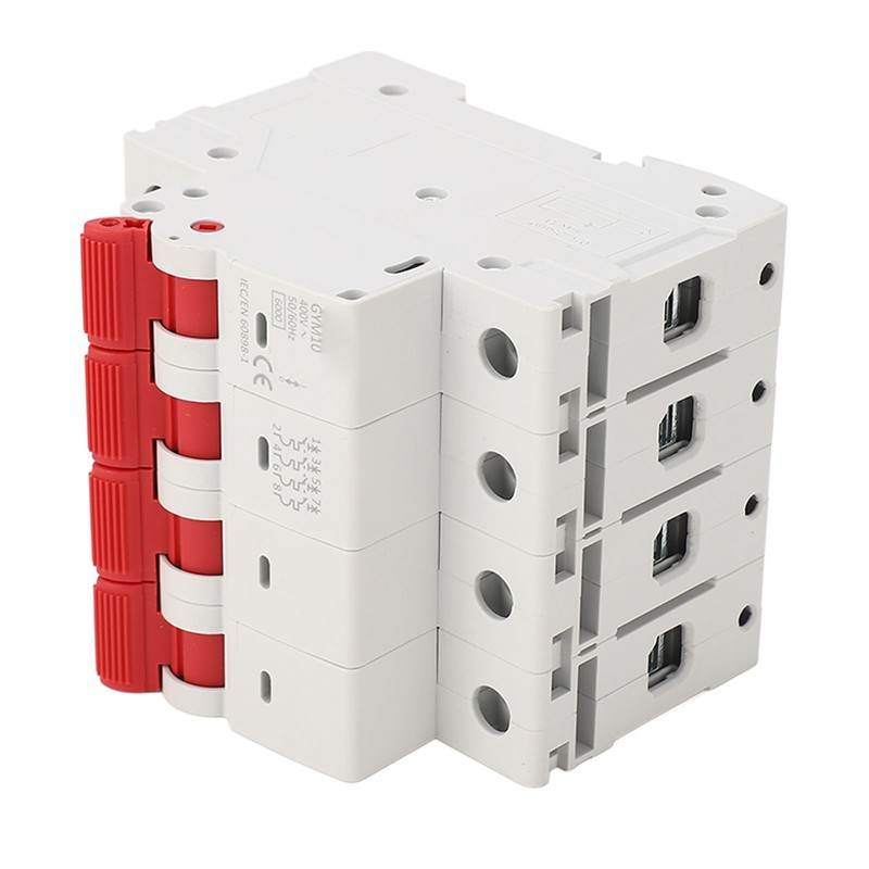 Miniature Circuit Breaker 4P 400V Overload Protection Isolator Switch for