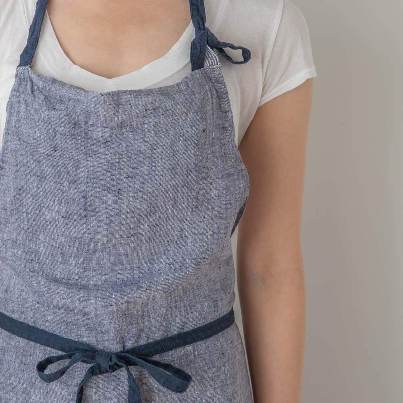 Linen Full Apron Manon A315 [Lino e Lina/Lino e Lina],
